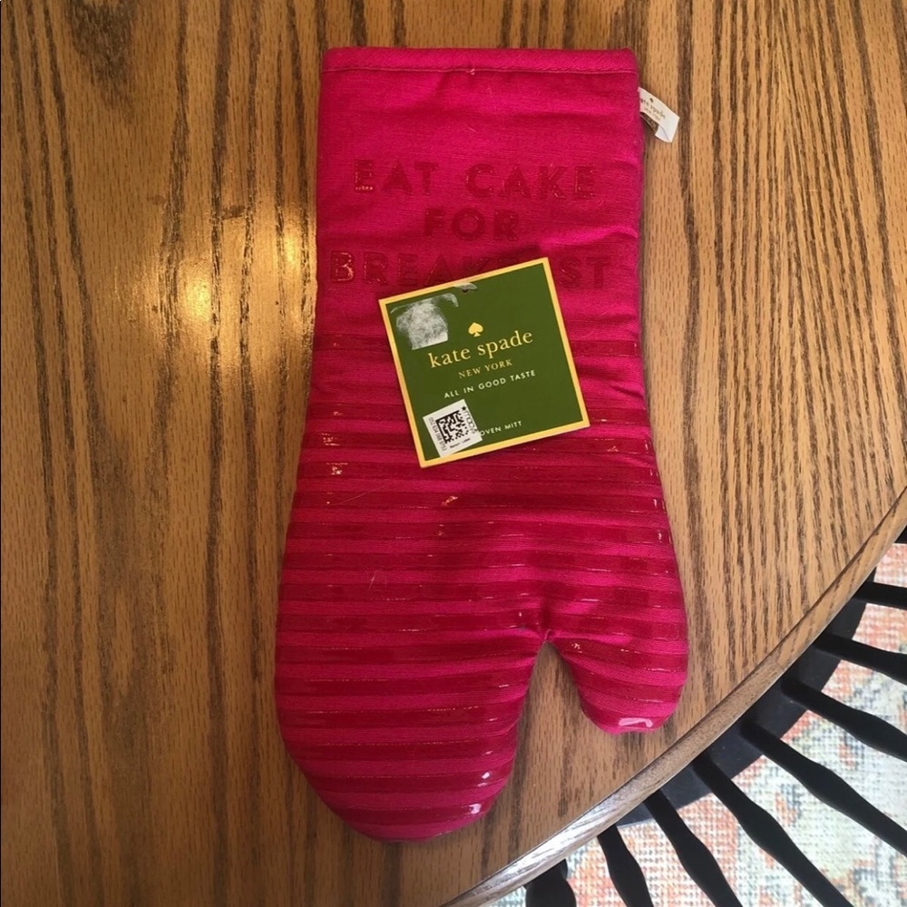Kate Spade Cake for Breakfast Oven Mitt
